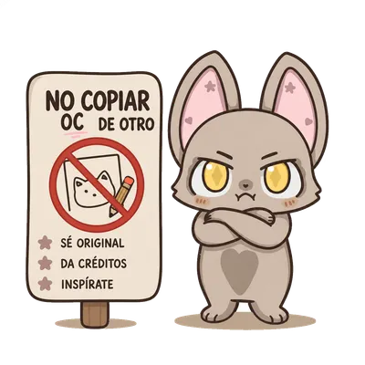 No copiar OC de otro: sé original, da créditos, inspirate.